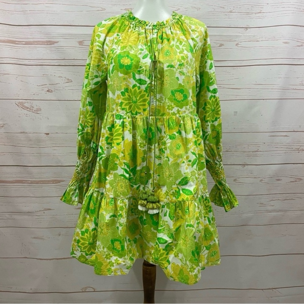 Figue Bella Floral Dress Women’s Size S Long Sleeve Boho